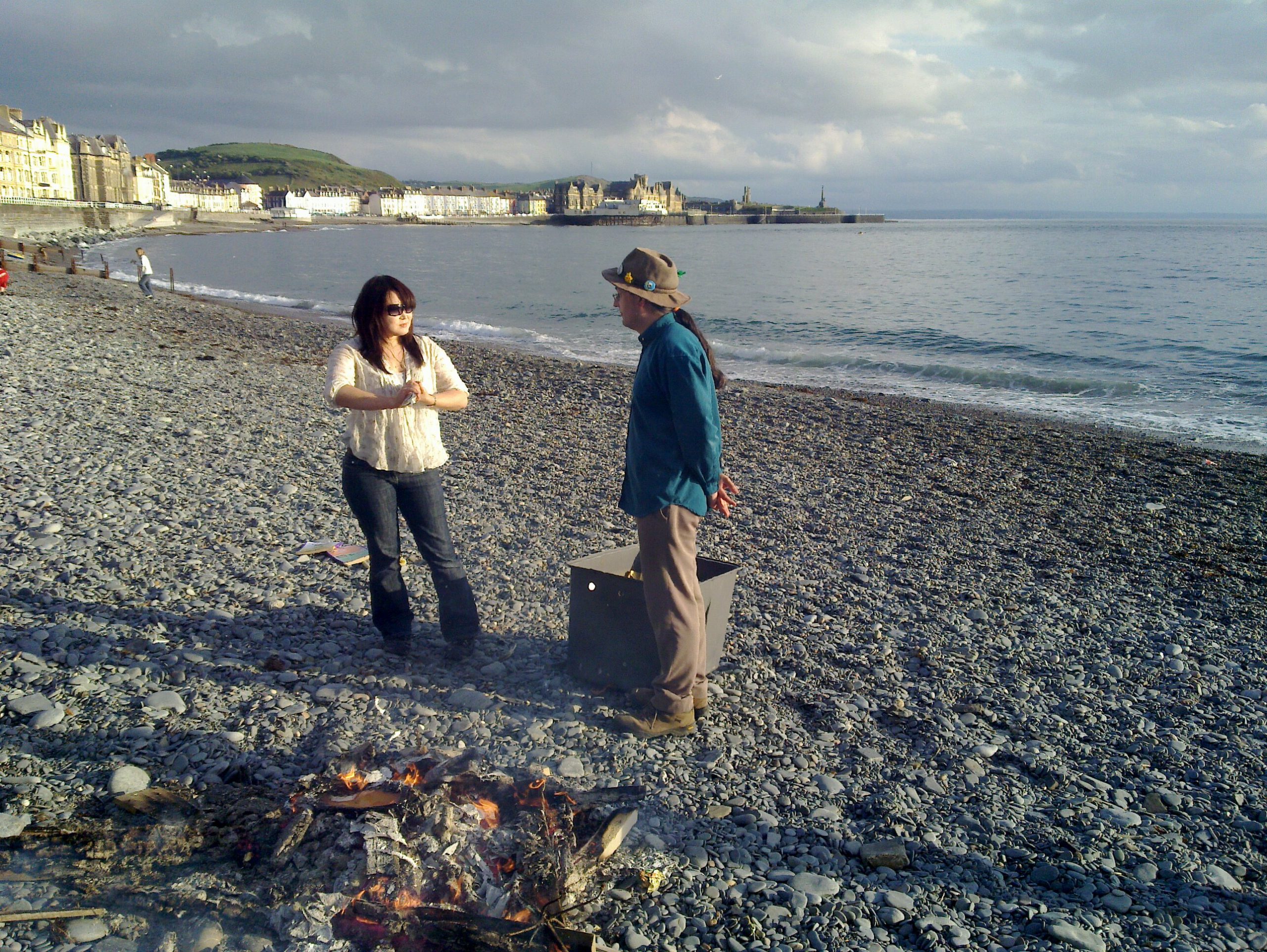 Full image of Satoko and Paul