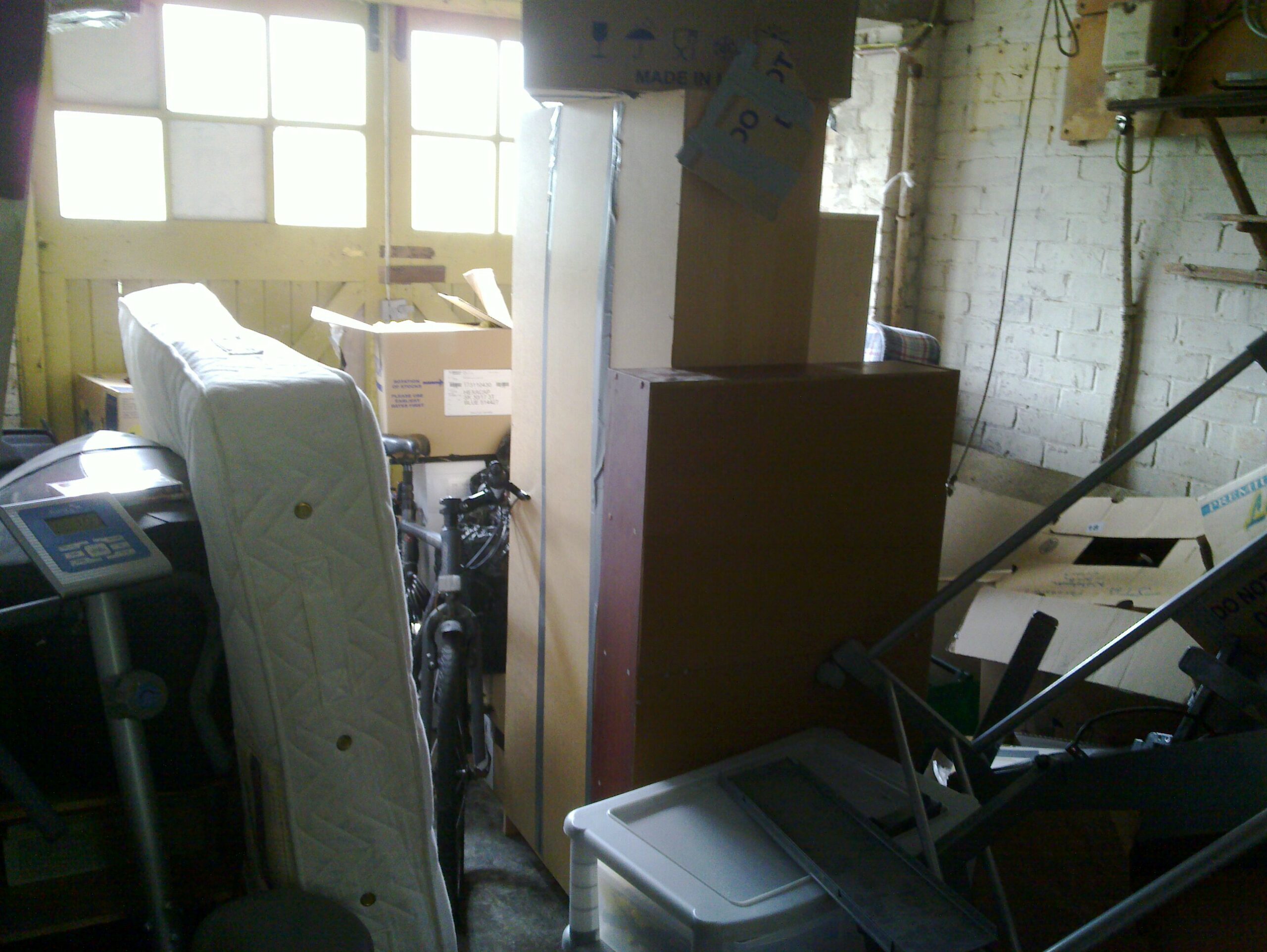 Full image of So, yeah: the garage is a little full, now.