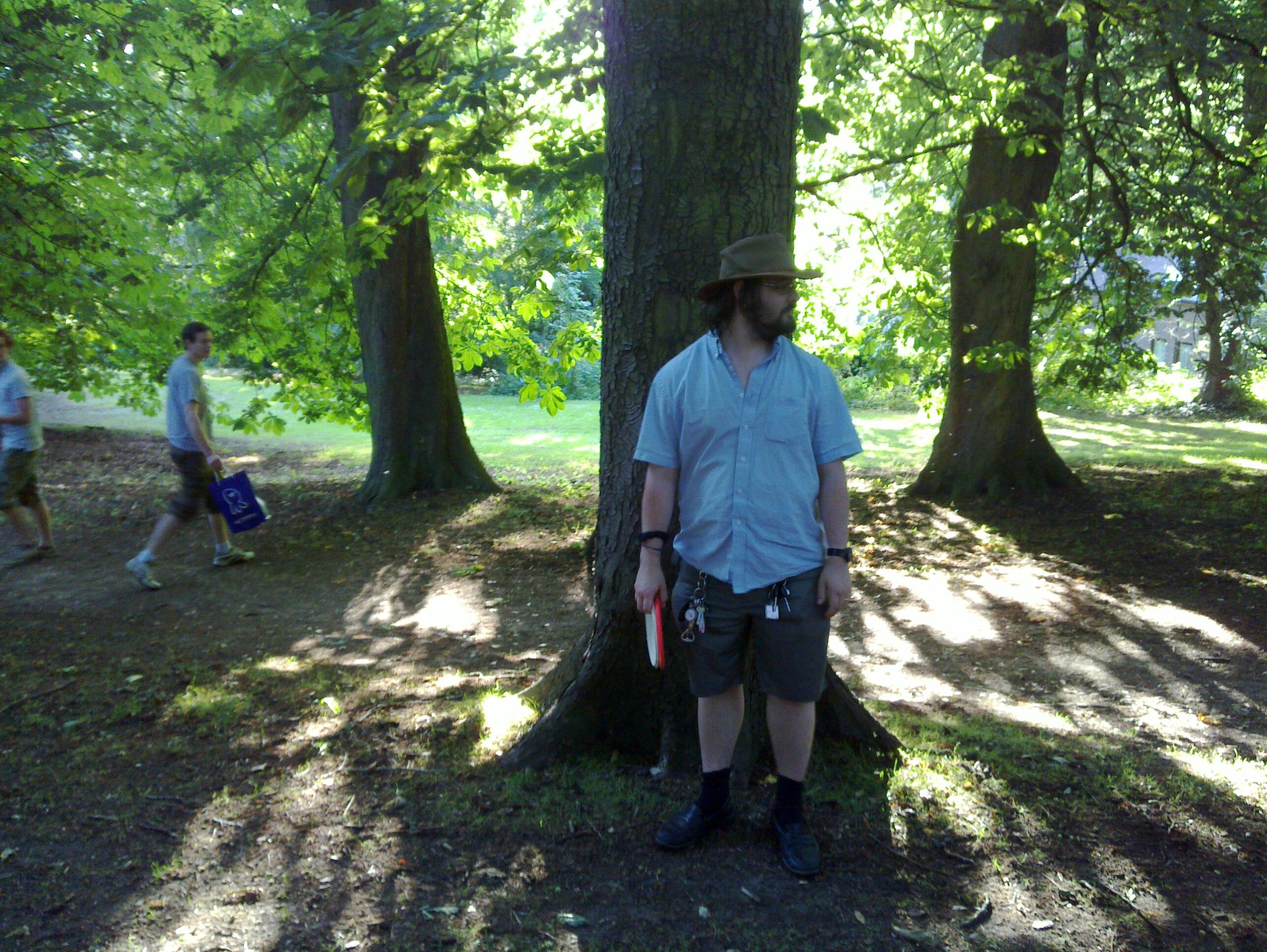 Full image of JTA stands well out of the way as Ruth makes a throw