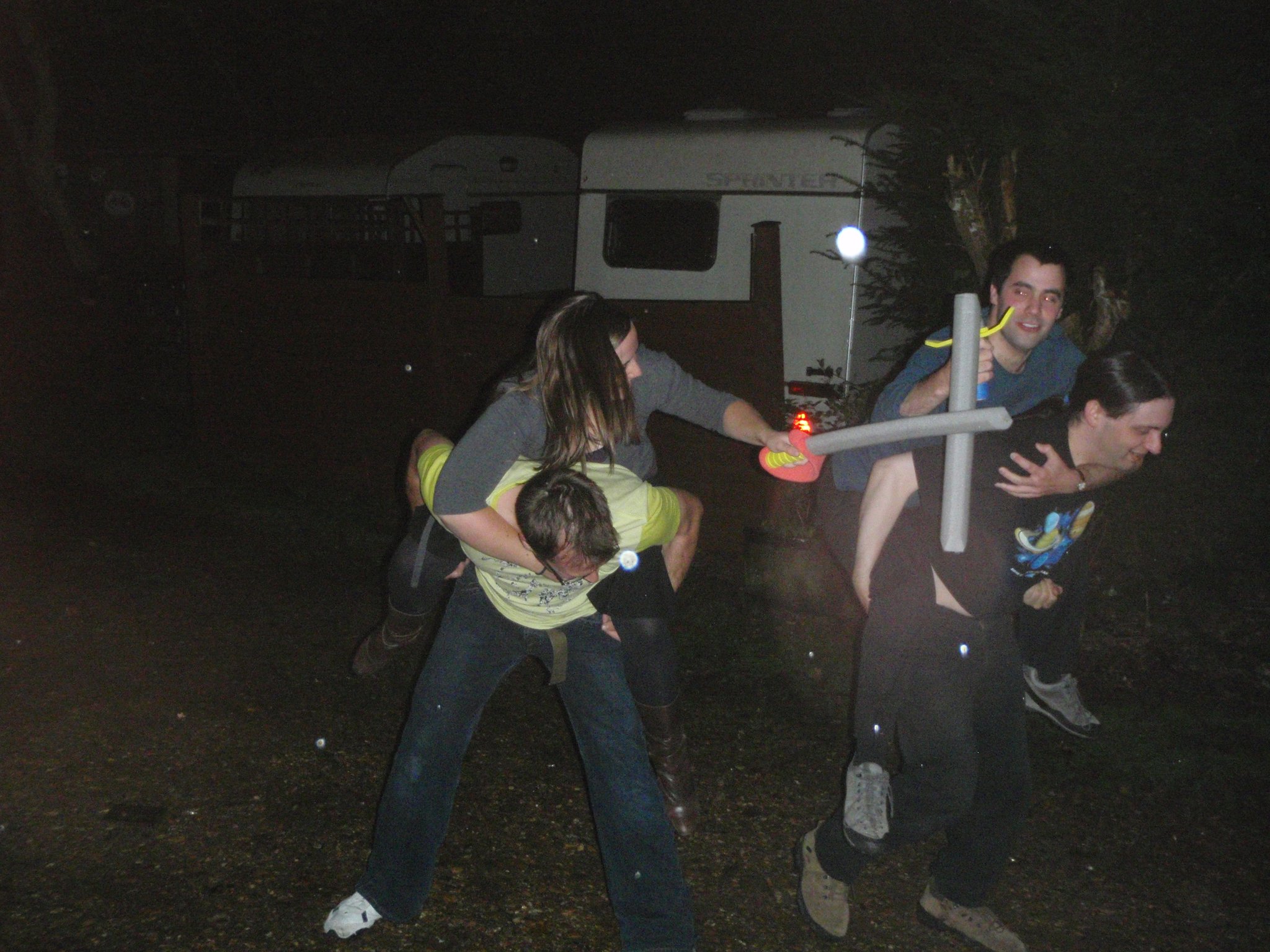 Full image of Human Jousting.
