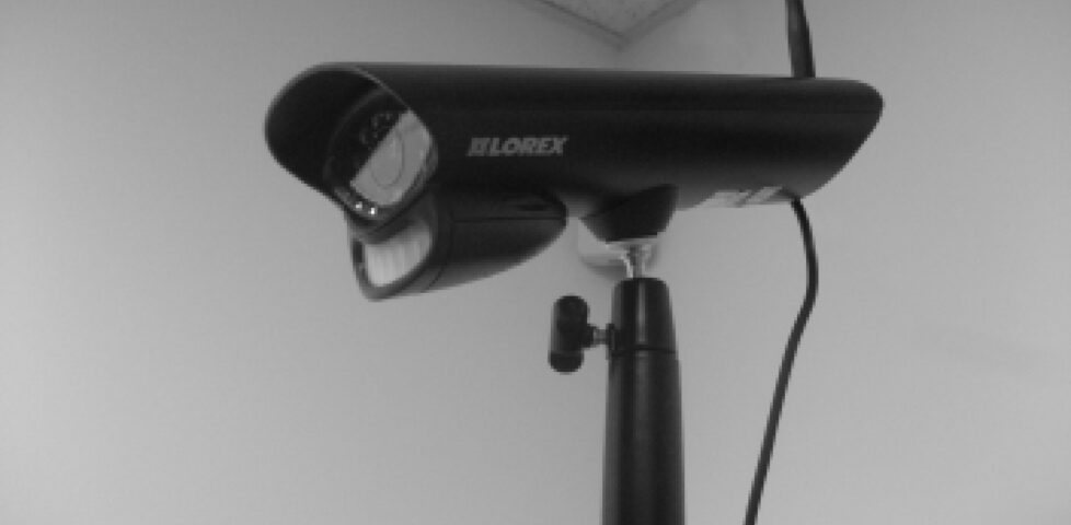 CCTV camera.