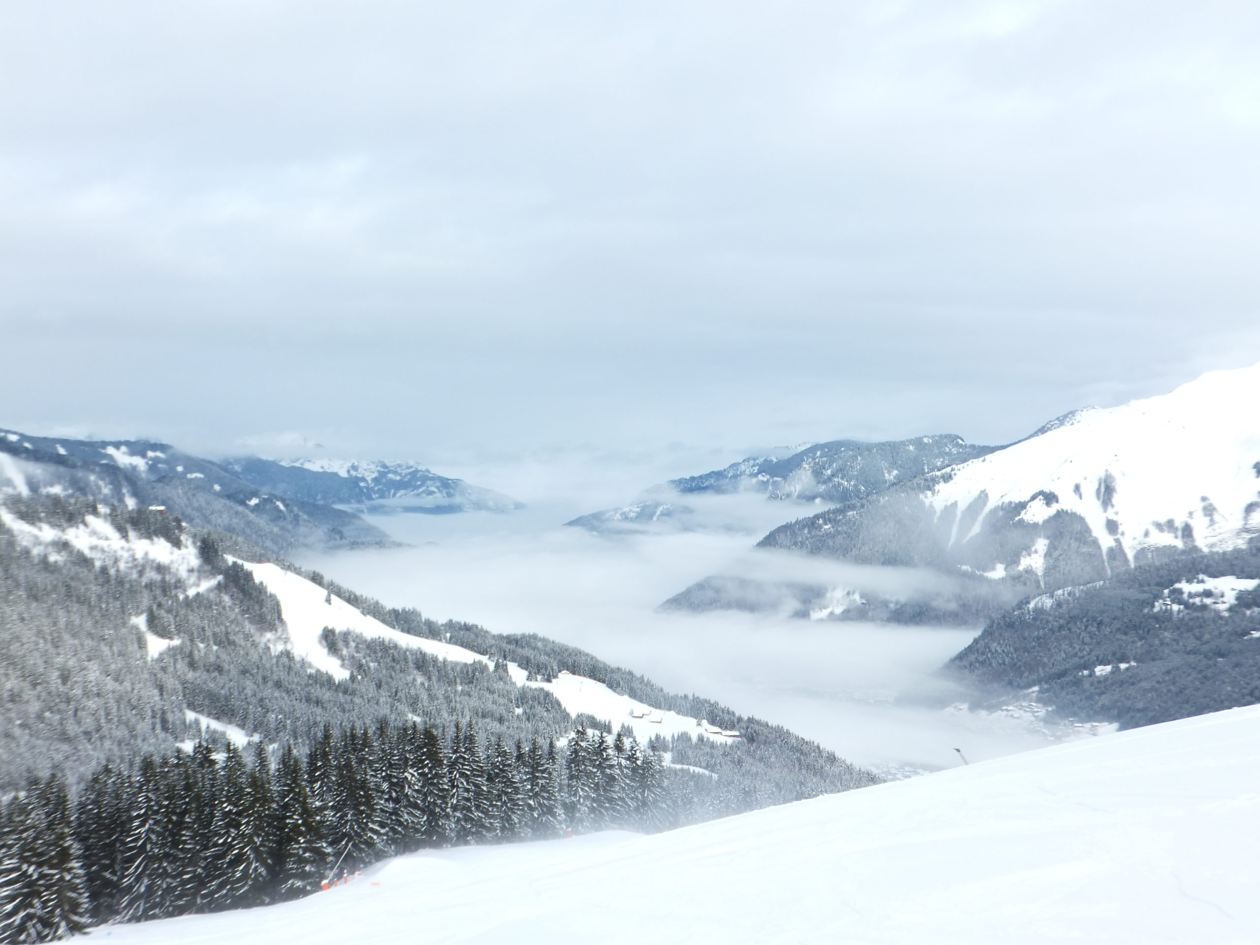 Full image of Looking over the valley from the summit of Chamossiere.
