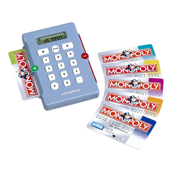 The electronic banking edition of Monopoly.
