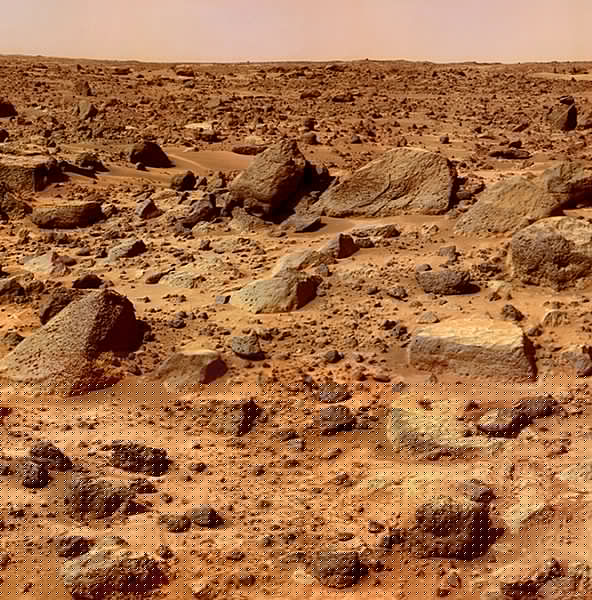 Full image of Photograph of Mars as taken by a rover.