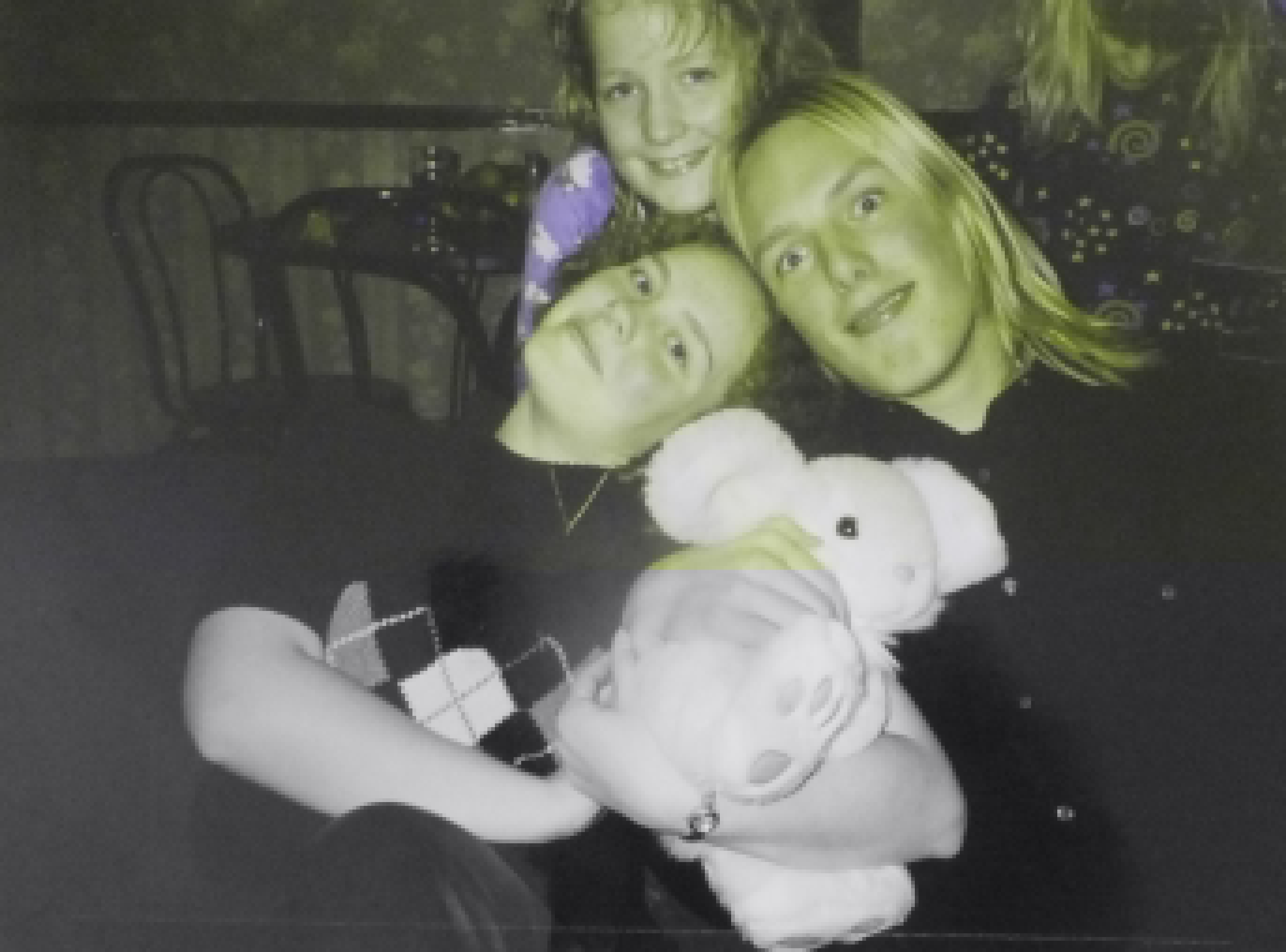 Full image of Reb and Dan with Snowflake, Sarah, and Becky.
