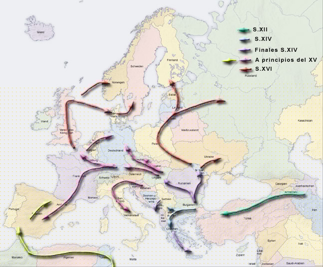 Full image of The migration of the Romanies
