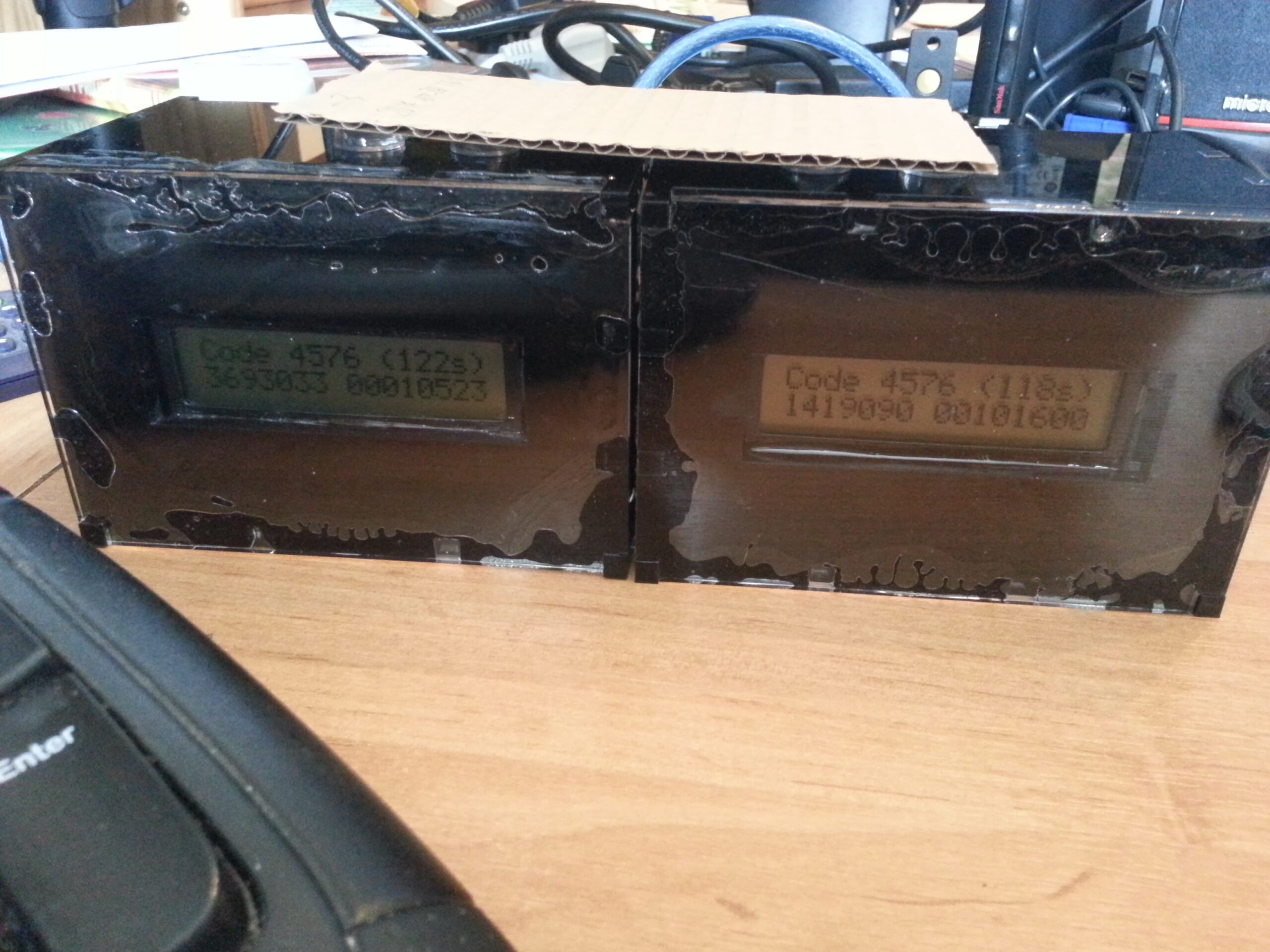 Full image of Box One and Box Two stess test