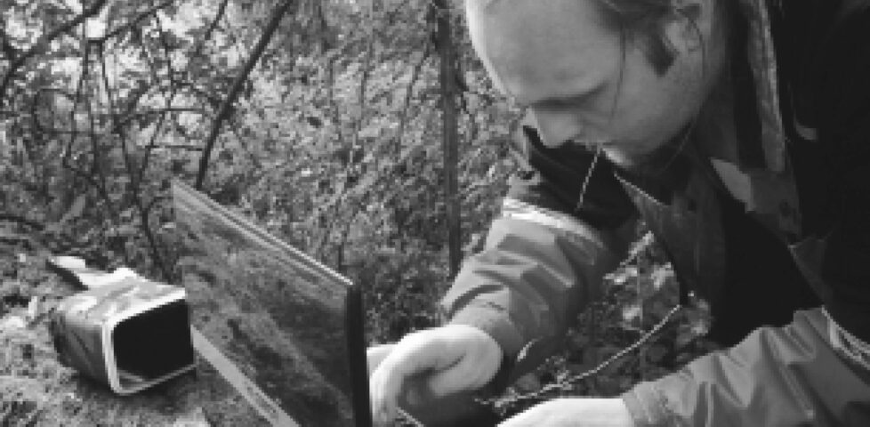 Dan reprogrammes Box One in a forest