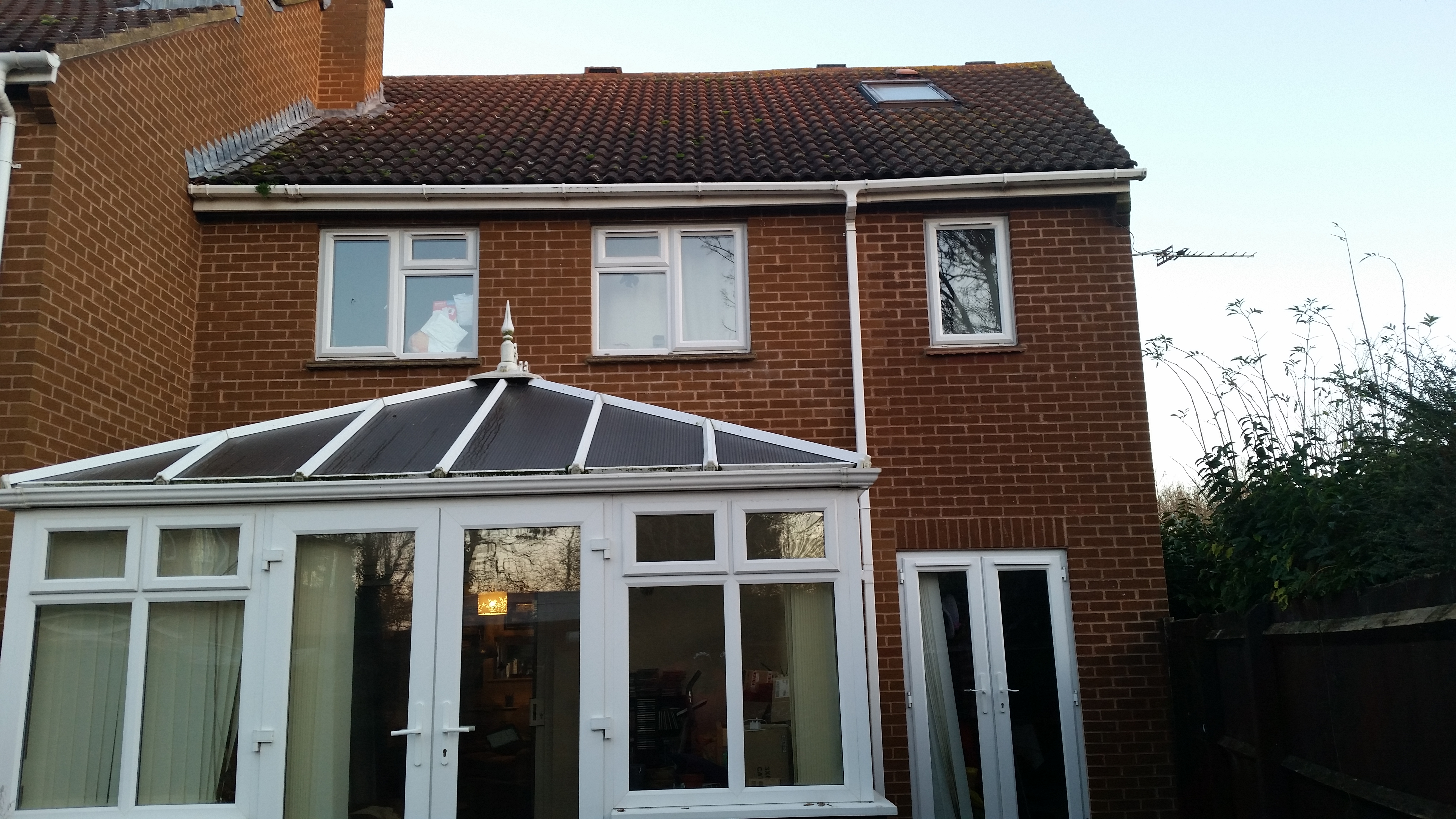 Full image of South-facing roof.