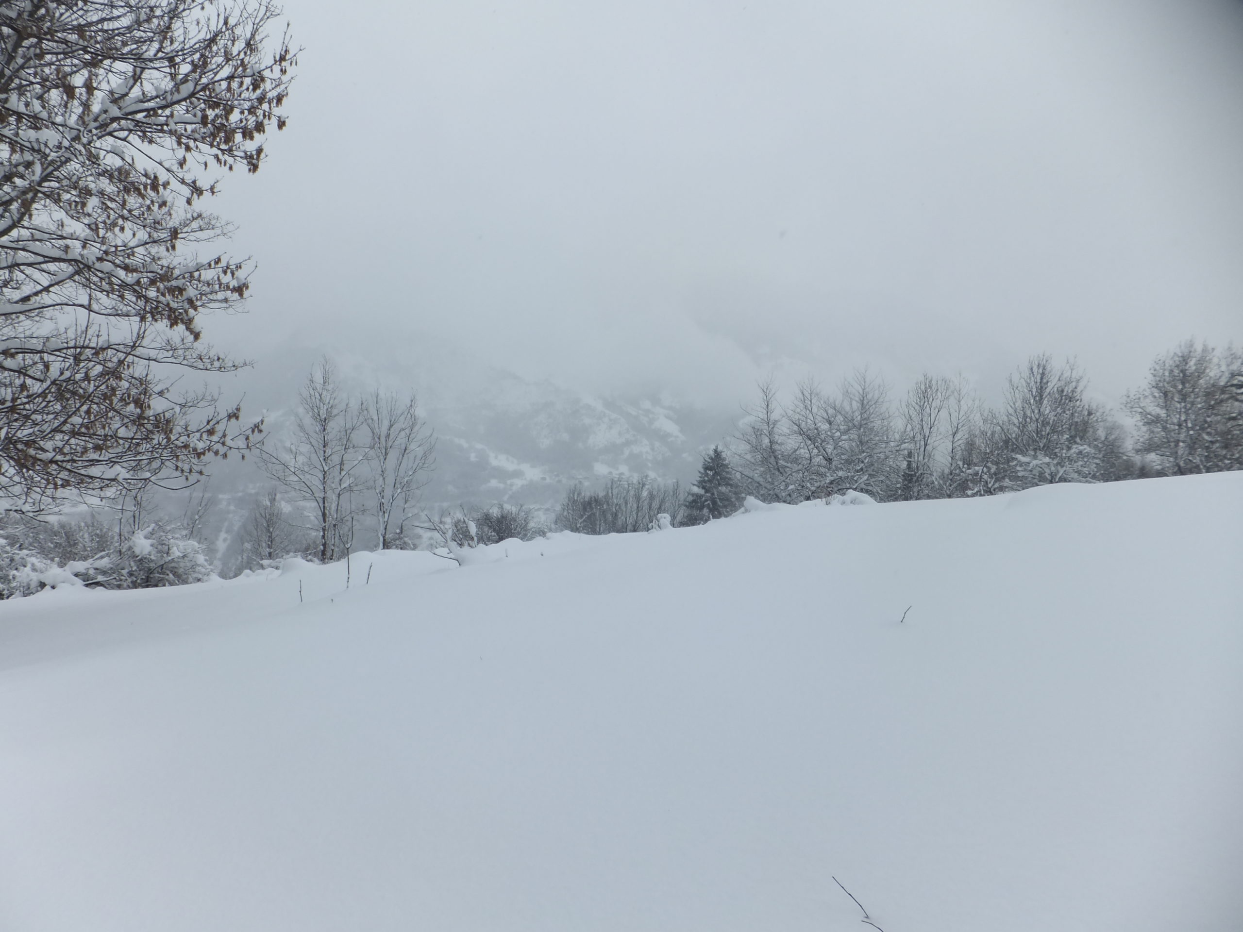 Full image of Not pictured: my beard, full of frost, and my hat, frozen into a solid lump.