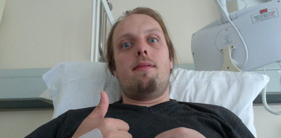 Dan in hospital