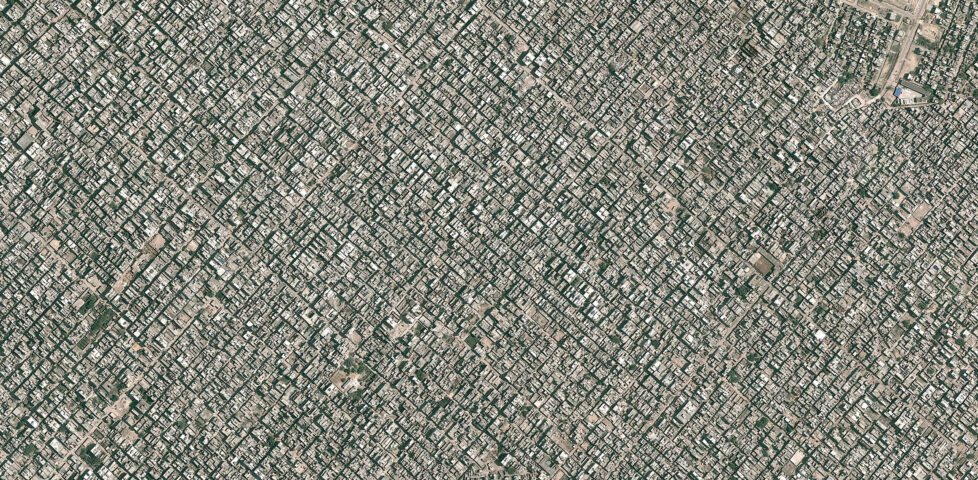 Aerial photography of New Delhi