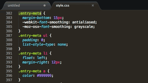 Full image of Sublime Text demonstrating multi-line-selection.
