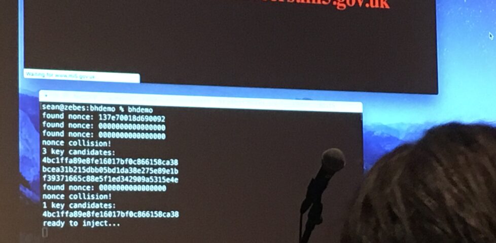 A hacker 'steals his own slides back'