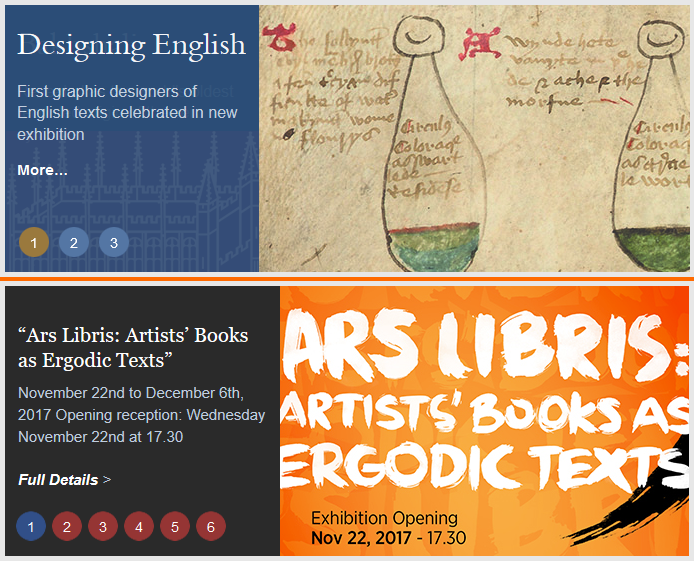 Bodleian and Bilkent sliders, side-by-side.