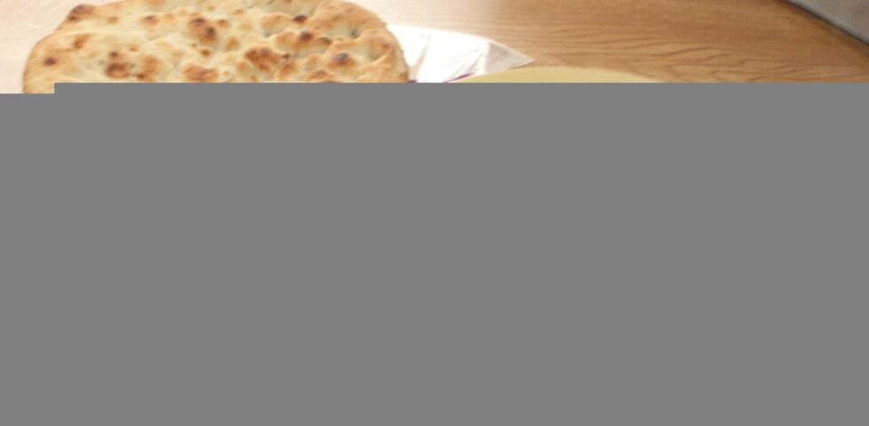 Paul's lunch on this day 13 years ago: Birmingham Egg with Naan Bread