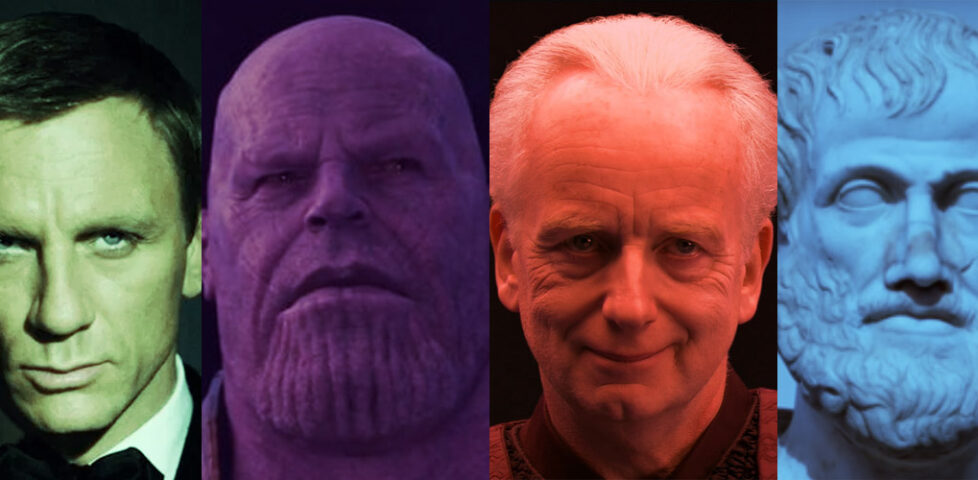 Bond, Thanos, Palpatine, Thespis
