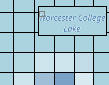 Extreme zoom-in on Worcester College Lake, on OpenStreetMap.
