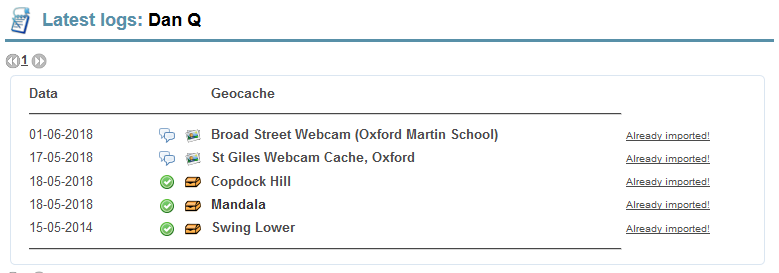 Import plugin running on OpenCache.uk