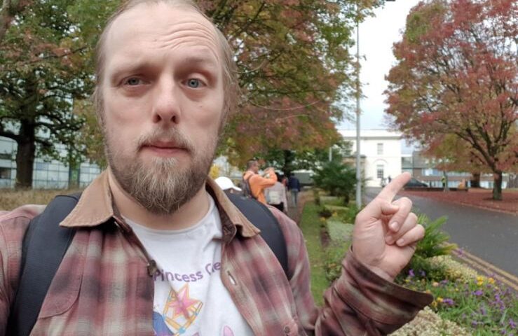 Dan pointing to OK02FE