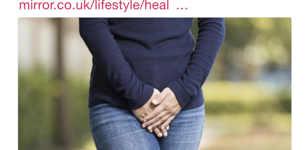 Daily Mirror tweet claiming that "winter vagina" is a thing, and how to deal with it.