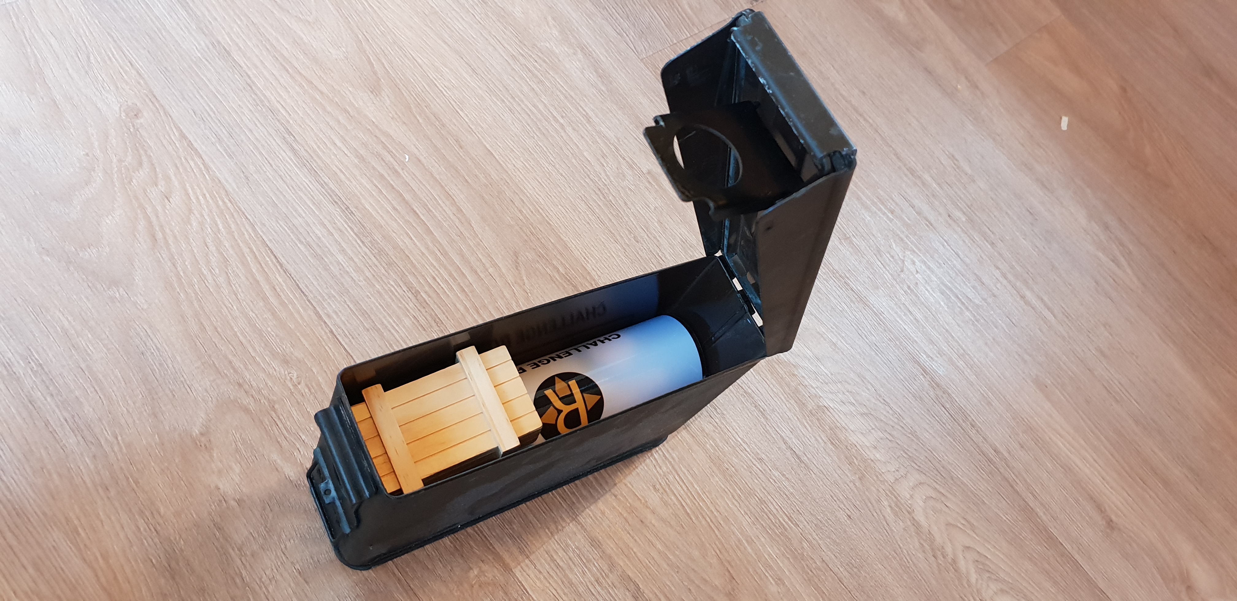 Full image of The box he WOULD have found at Roger's Tower.