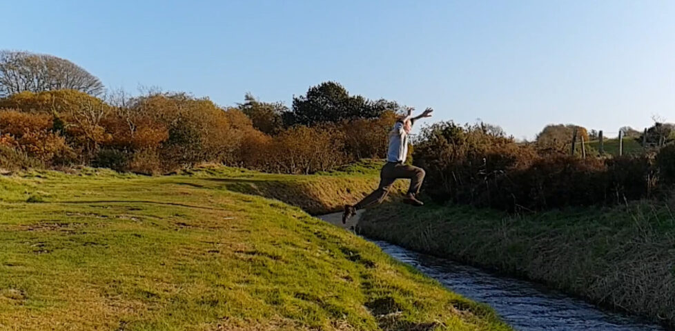 Image representing post: Robin jumps the river