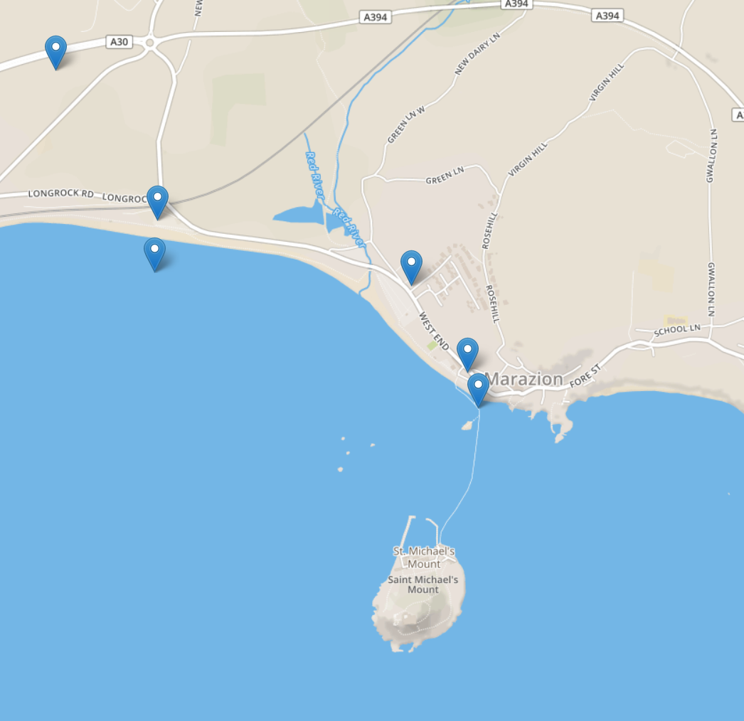Full image of Robin's movements near Longrock