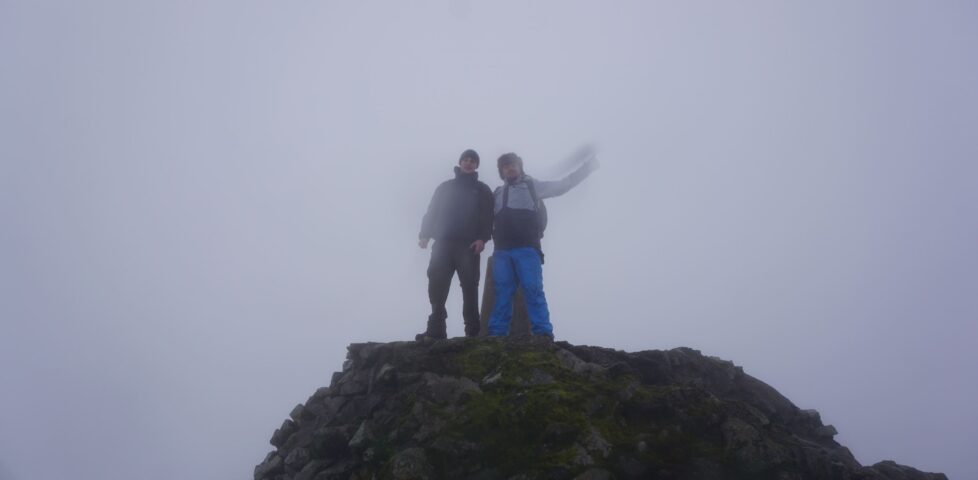 Dan & Robin at the summit of Ben Nevis