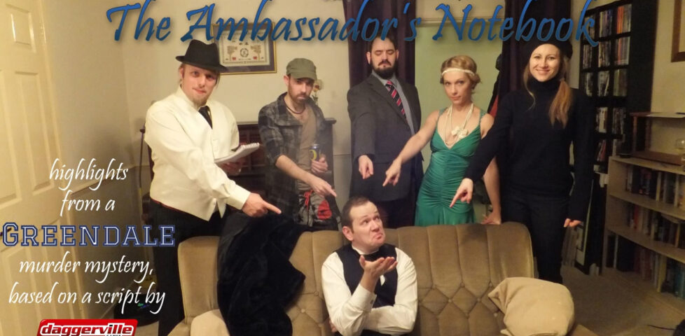 Image representing post: Highlights of "The Ambassador's Notebook", a Daggerville Games Murder Mystery, at Greendale