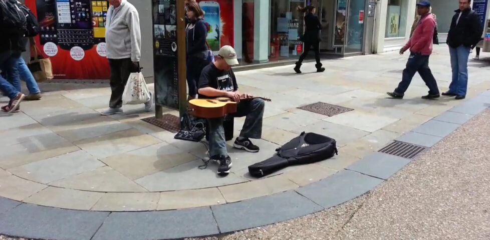 Image representing post: Incredible guitarist busking on Cornmarket, Oxford