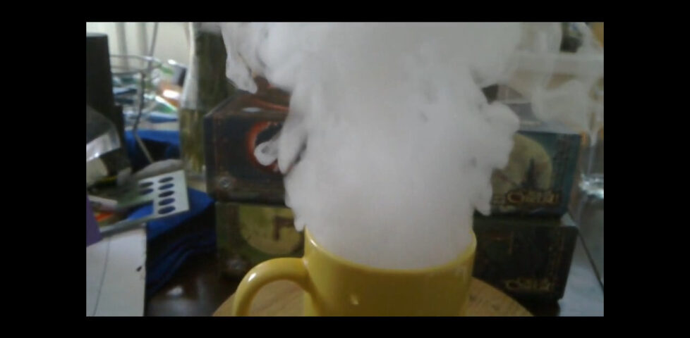 Image representing post: Playing about with dry ice