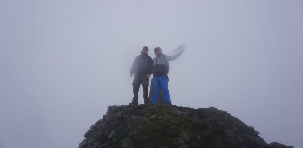 Dan and Robin atop Ben Nevis