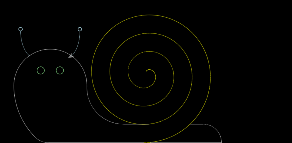 A snail in TRRTL.COM.