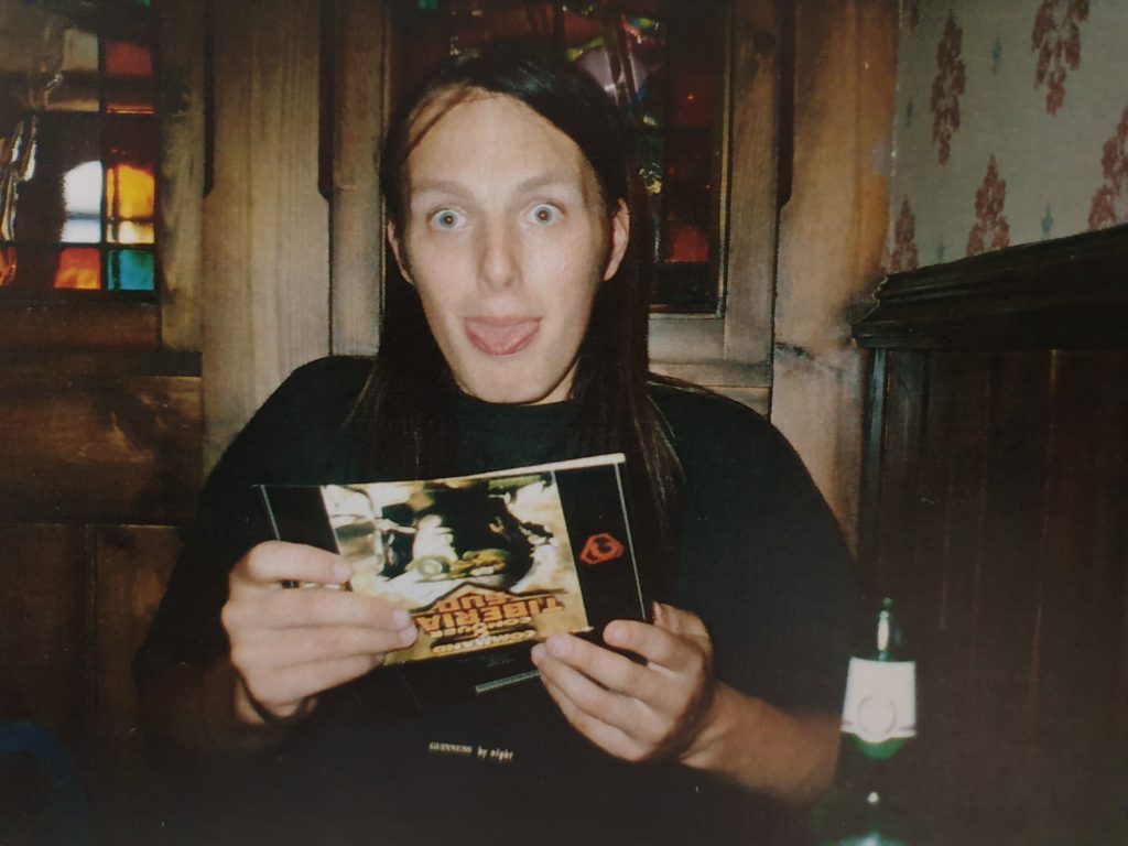 Dan opens a copy of Tiberian Sun.