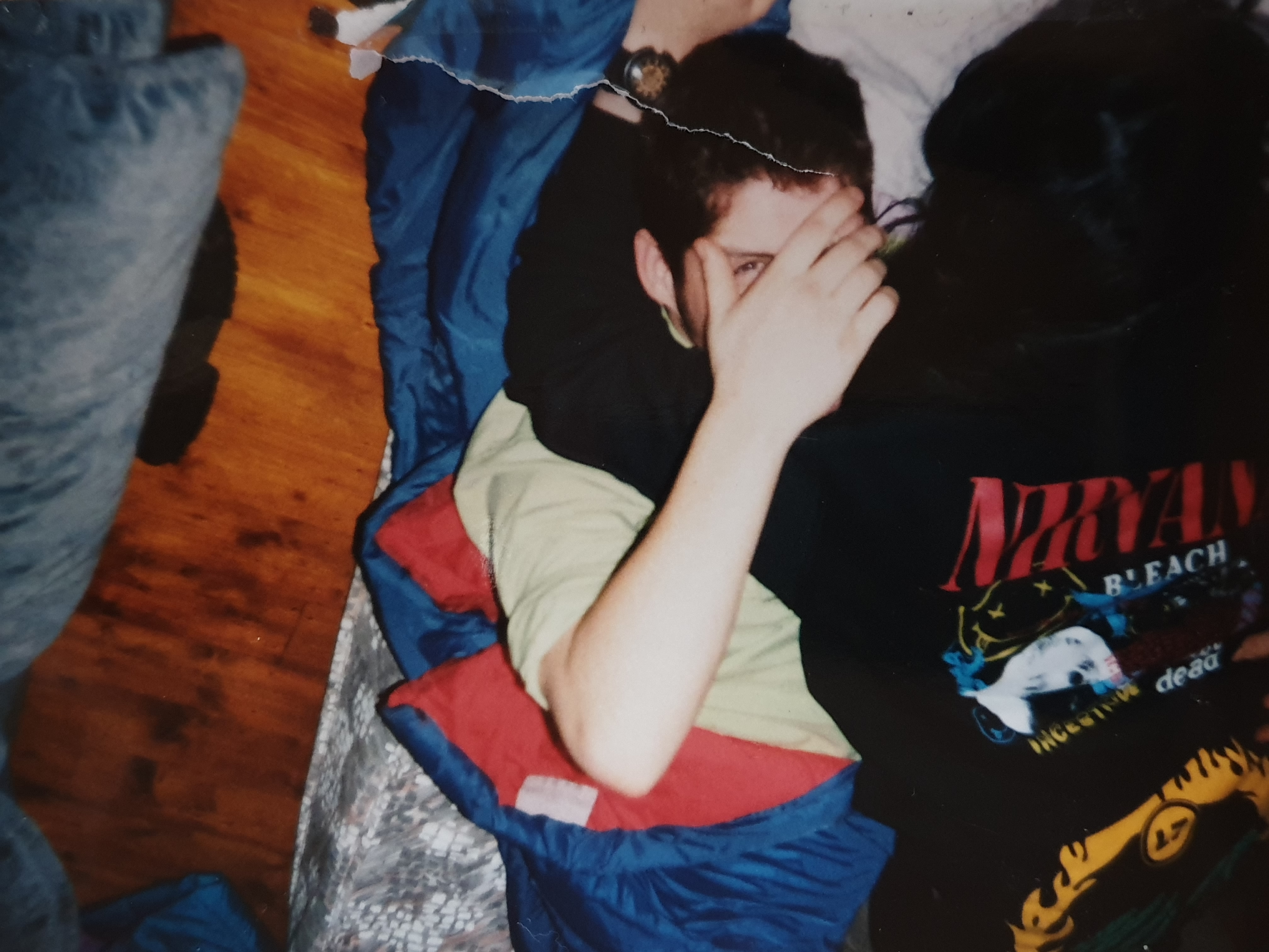 Full image of Wake up Gary. What's a boy like you doing in a nice place like this?