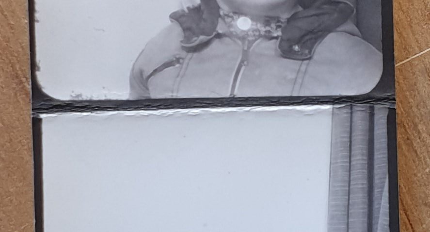 Dan, ~22 months old, in a photo booth