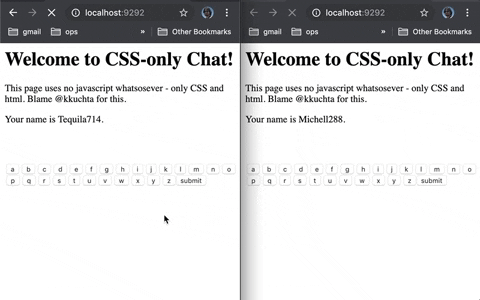 Image representing post: css-only-chat/README.md at master · kkuchta/css-only-chat · GitHub