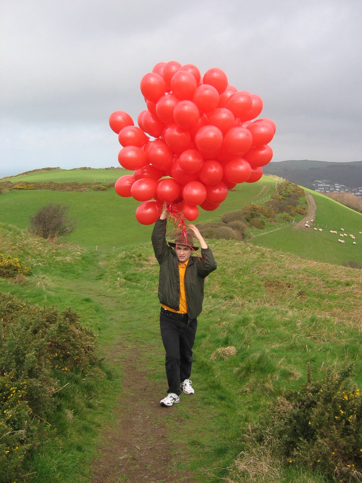 Full image of Hold on to your balloons... and hat!