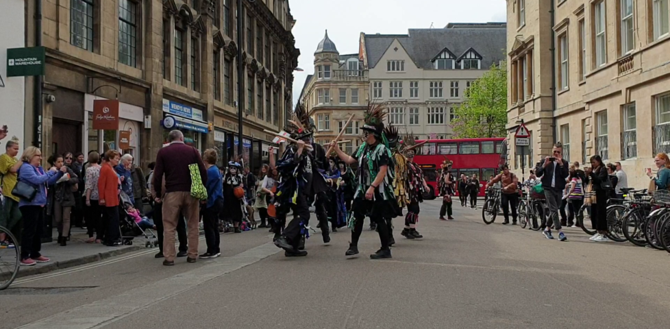 Image representing post: May Day Morris dancers, Oxford, 2019