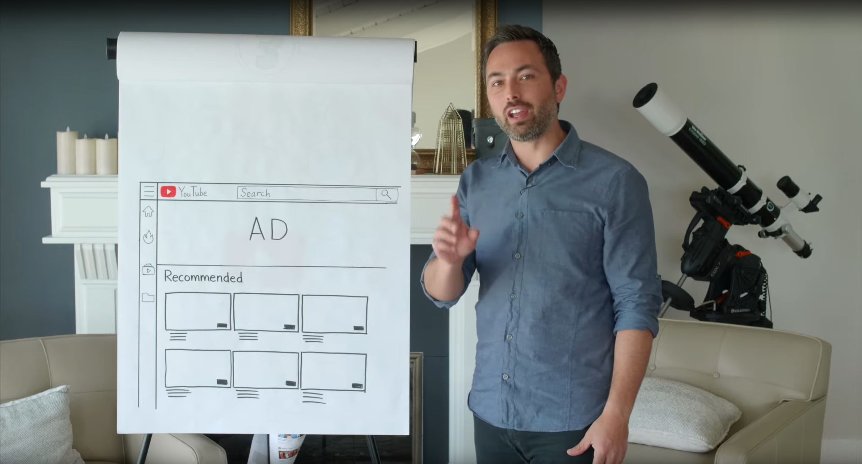 Full image of Veritasium explains the YouTube "frontpage" algorithm.