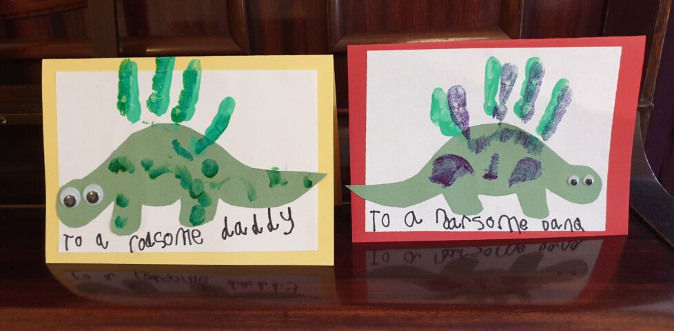 Fathers' Day cards for JTA and Dan