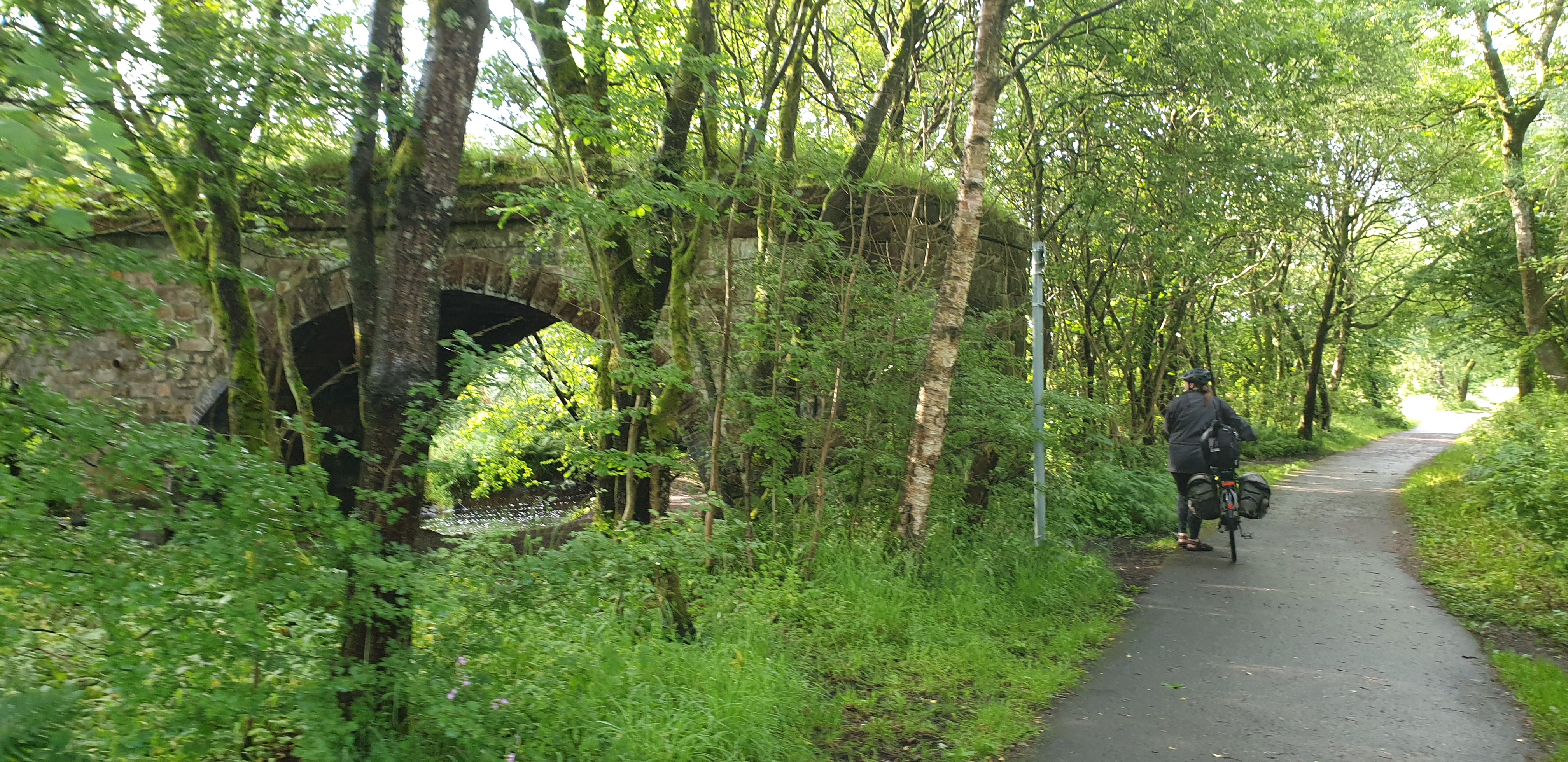 Full image of Ruth on the Strathkelvin Railway Path