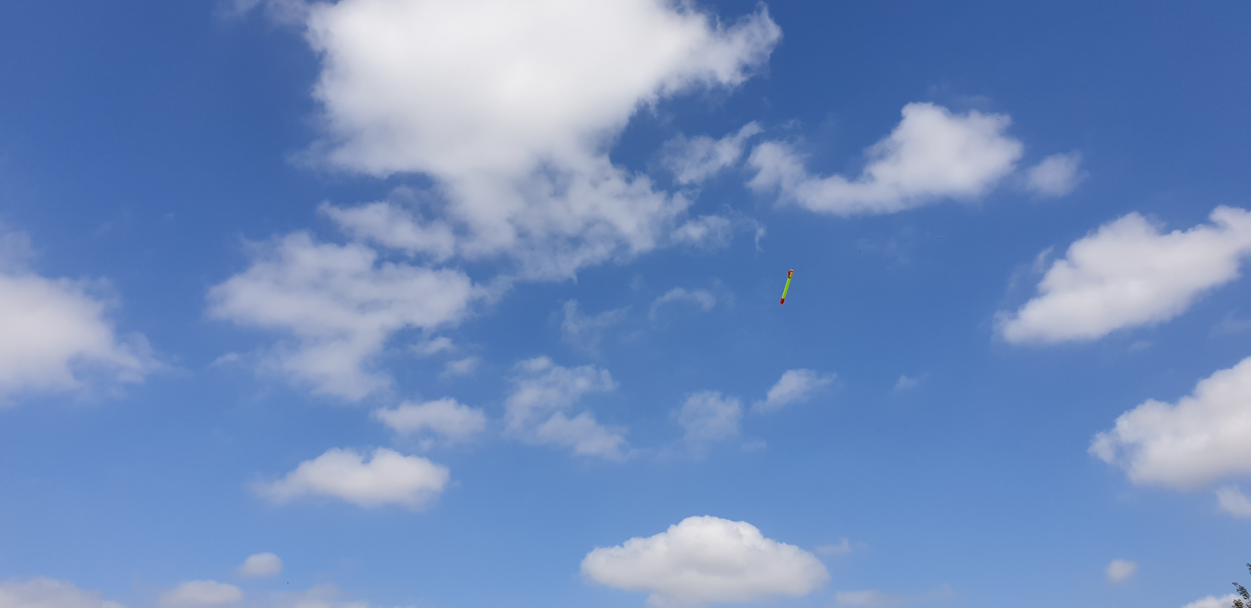 Full image of Rocket in the air.