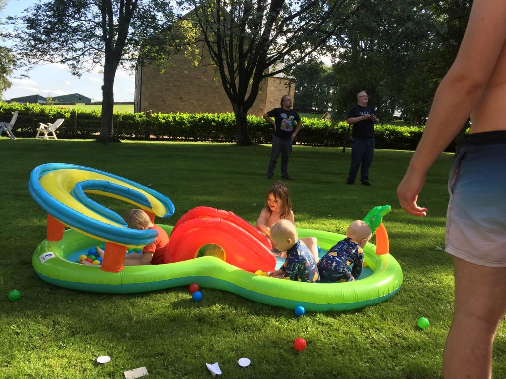 Full image of The kids in the paddling pool #1.