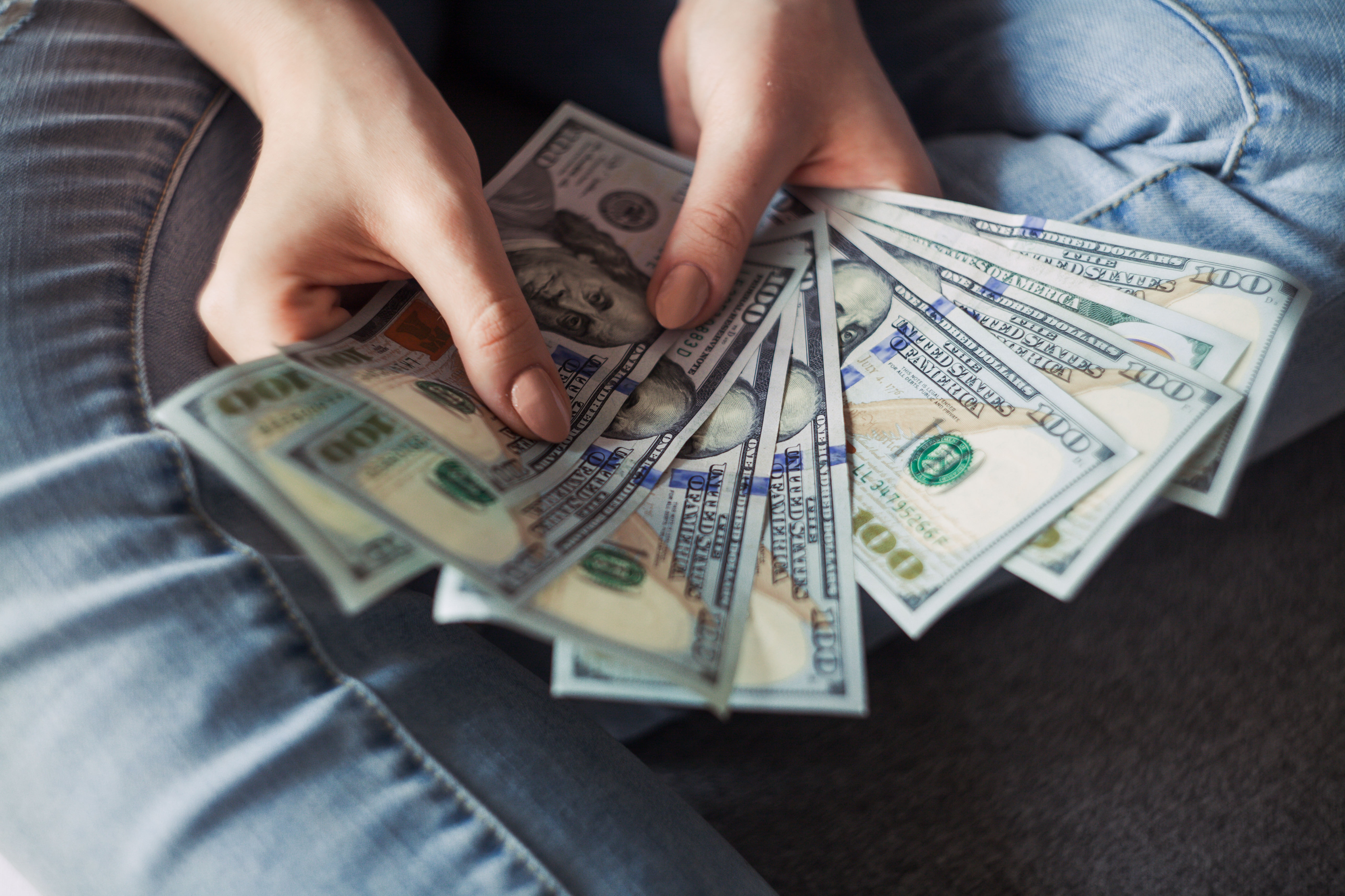 Full image of Dollars! Photo courtesy Alexander Mils, via Pexels.