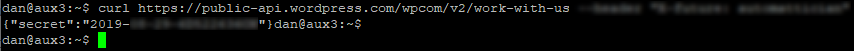 Automattic puzzle being solved