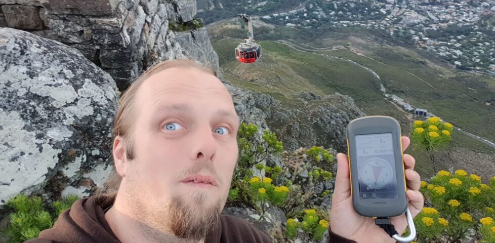 Dan with the Table Mountain cable car