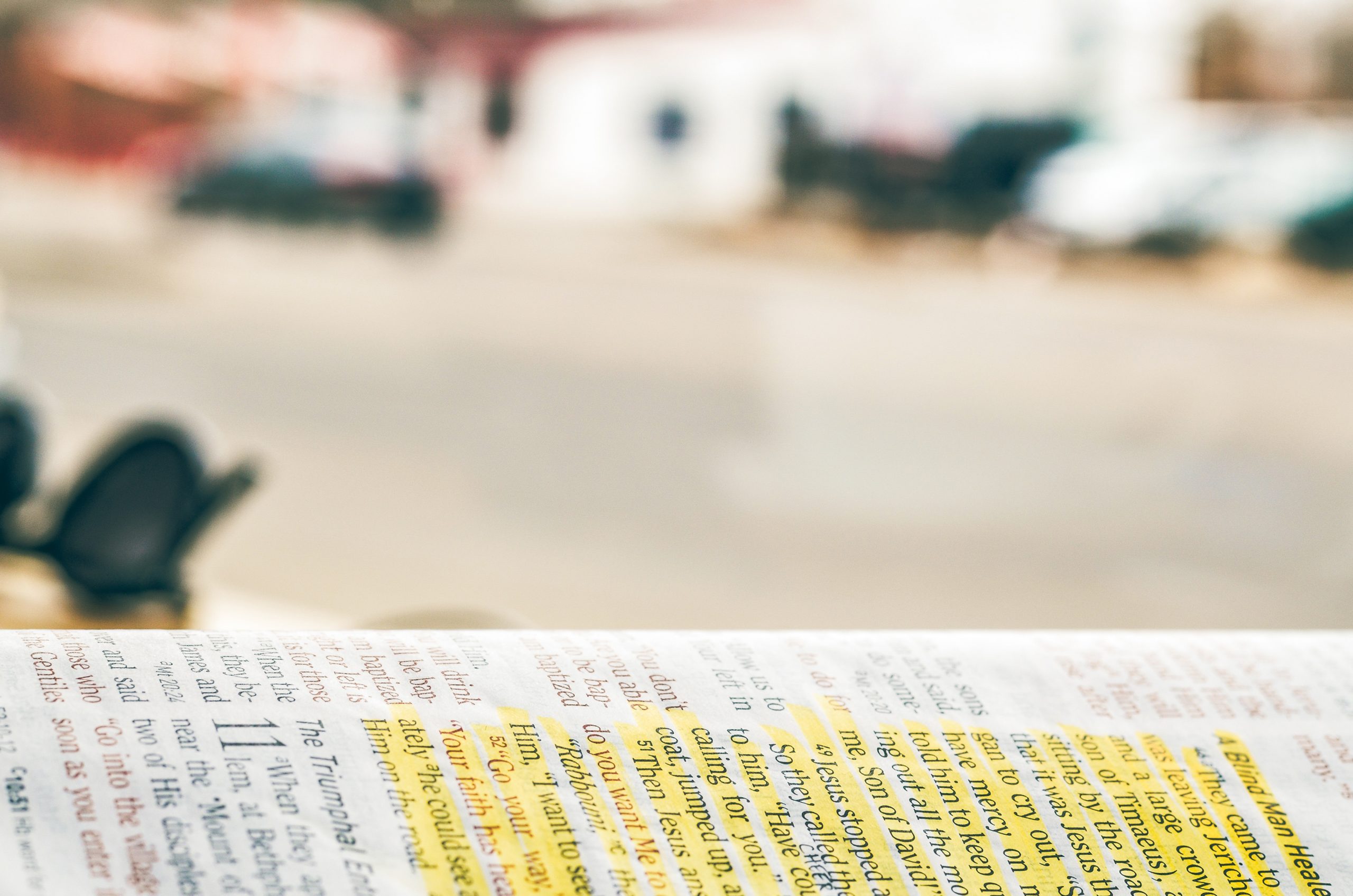 Full image of Annotated bible.