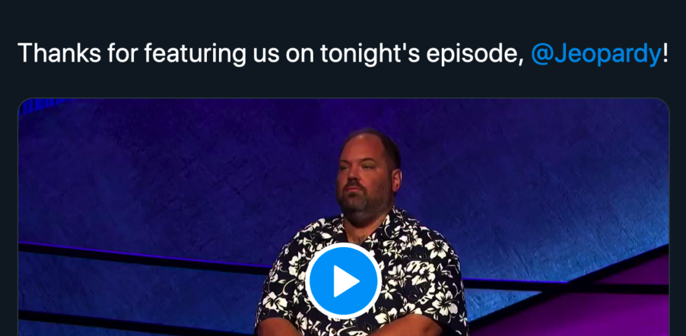 Tweet by @wordpressdotcom: Good question. What ARE blogs in 2020? #whatareblogs Thanks for featuring us on tonight's episode, @Jeopardy!